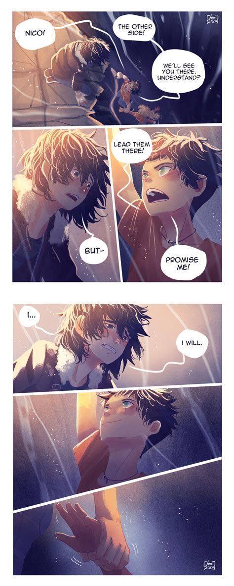 Nico and Percy | Percy jackson comics, Percy jackson fanfic, Percy ...