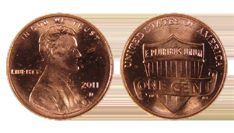 2011 Penny Value – Errors and Shield Design.
