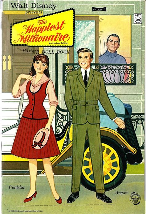 Happiest Millionaire - Disney 1967 | Vintage-papierpuppe, Modepuppe ...