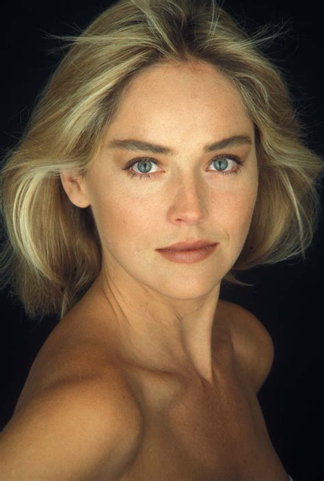 Sharon Stone | Sharon stone age, Stone pictures, Beautiful faces