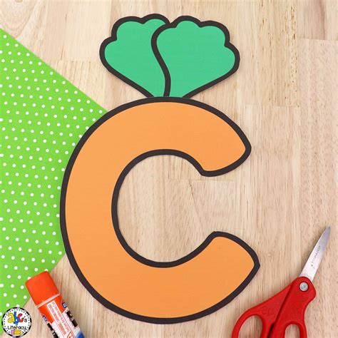 Letter C Carrot Craft