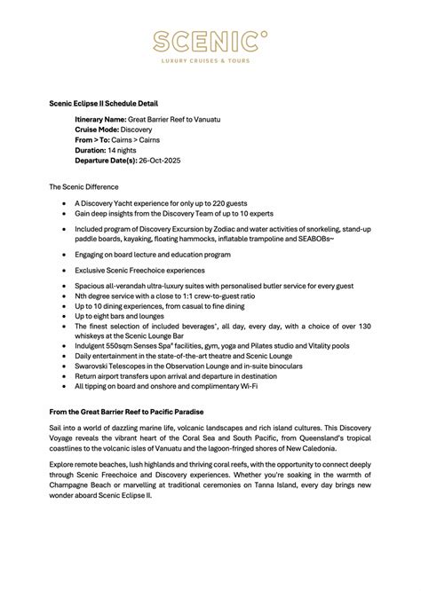 Scenic Eclipse II - Updates - Bare Necessities - Nude Cruise - Nude Vacations