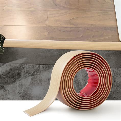 Skirting Board Peel And Stick 2m PVC Floor , Laminate, Self-Adhesive ...