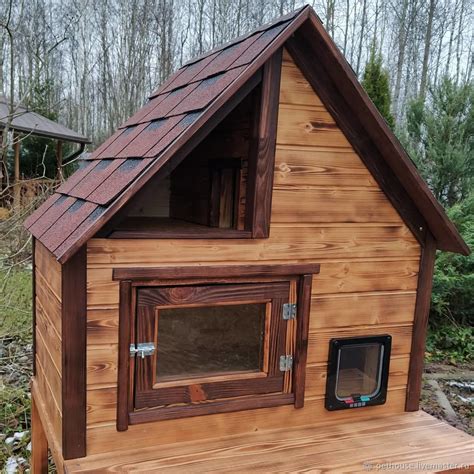Теплый дом для кошки Pethouse Шале в интернет-магазине на Ярмарке ...