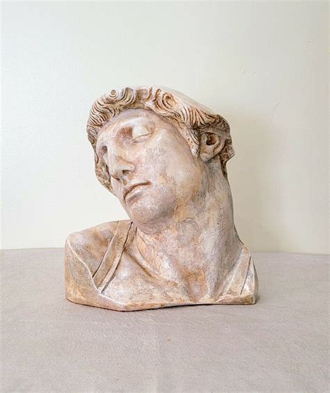 Michelangelo Dying Slave Bust Statue Classical Greek Roman Art ...