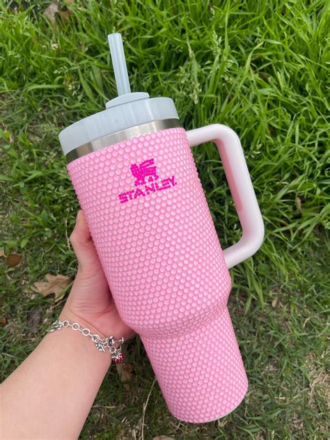 Pink on Pink | Stanley Tumbler | Rose Quartz | 40 oz | Fun cup, Cute ...