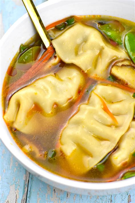 Easy Dumpling Soup - GypsyPlate