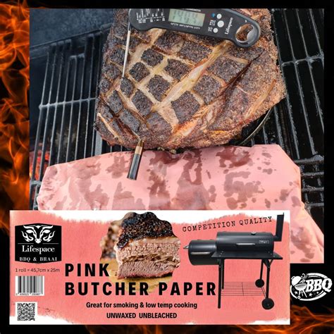 Lifespace Premium Pink Butcher Paper - Competition Quality - 25m roll ...