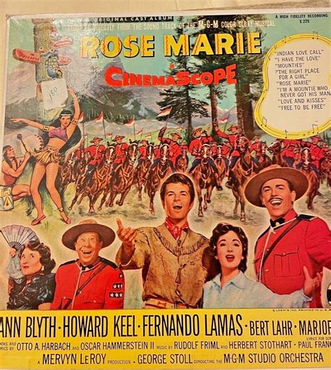 ROSE MARIE Ann Blyth Howard Keel Bert Lahr Fernando Lamas 1954 MGM 10 ...