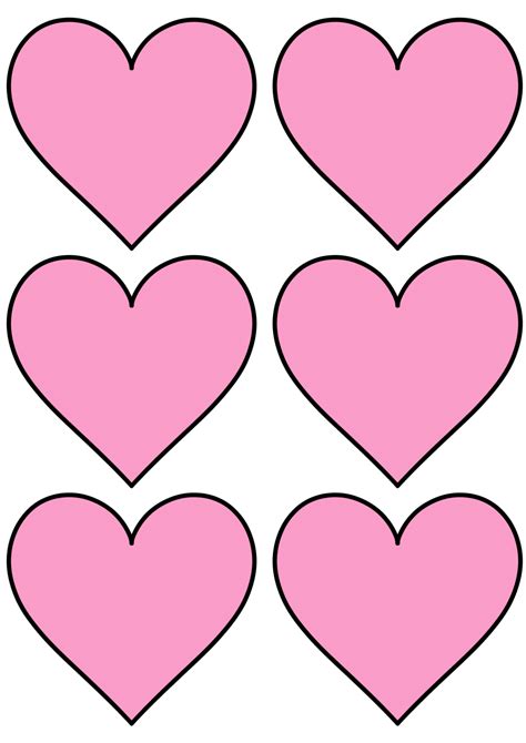 Heart Shaped Cut Out Printable