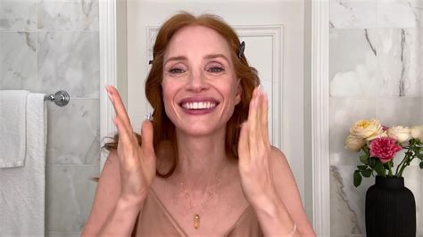 Watch Jessica Chastain's Guide to Dry Skin Care, Face Slapping and an ...