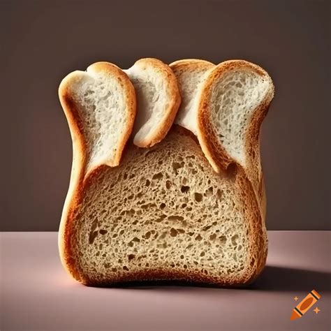 Slice of toast bread