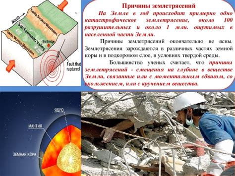 Землетрясения, причины землетрясений. 7 класс. 2016г.