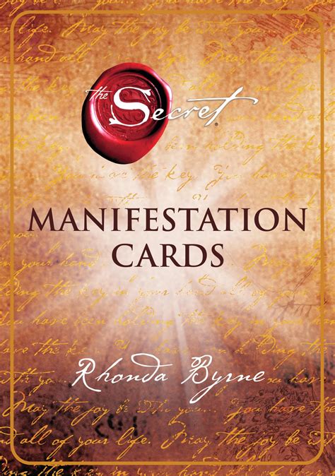 The Secret Manifestation Cards: A 65-Card Deck and Guidebook: Rhonda ...