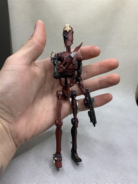 Made a custom Mister Bones B1 Battle Droid : r/starwarsblackseries