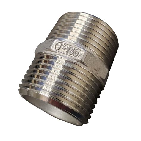 1 Inch 304 Stainless Steel Hex Nipple (NPT Threaded Fittings)