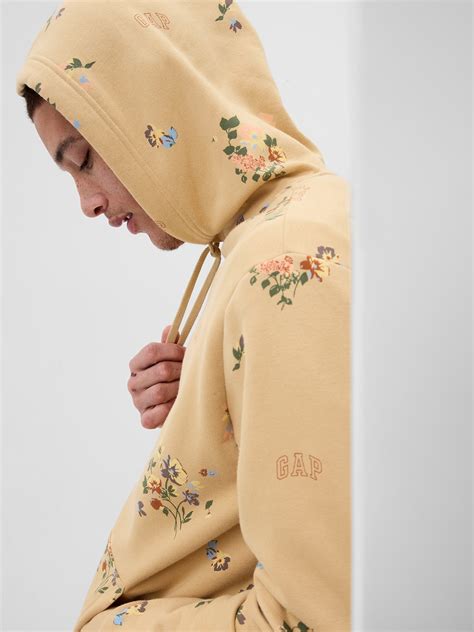 Allover Floral Gap Logo Hoodie | Gap