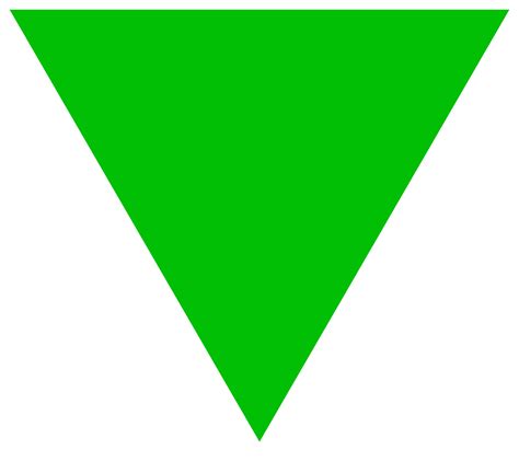 Upside Down Red Triangle Logo