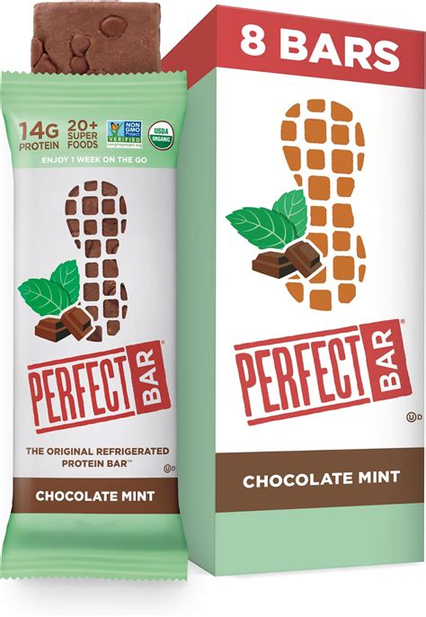 Amazon.com : Perfect Bar Original Refrigerated Protein Bar, Peanut ...