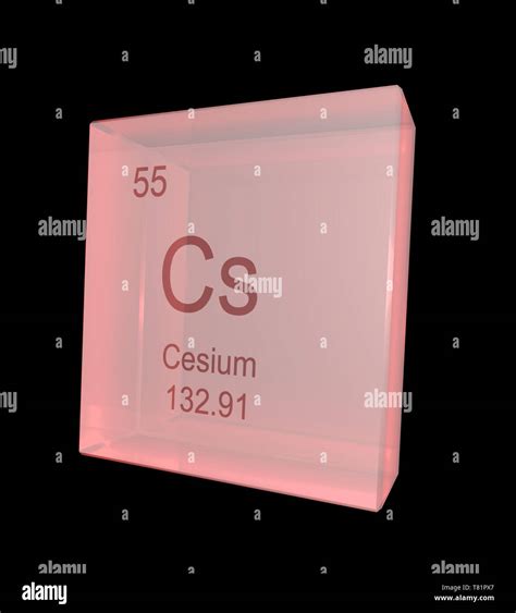 Caesium, Chemical Element Symbol, Illustration Stock Photo - Alamy - Cäsium Element