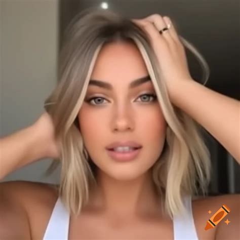 Viral Instagram video featuring a realistic 20-year-old blonde woman on ...