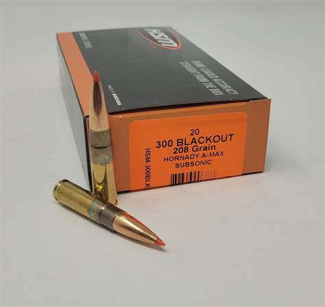 Hornady Subsonic 300 AAC Blackout Ammunition H80877 190 Grain Sub-X ...