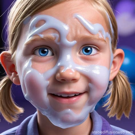 riley andersen from inside out 2 with white goo on face Prompts ...