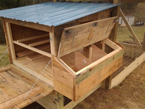 Nesting Boxes for Backyard Chicken Coop
