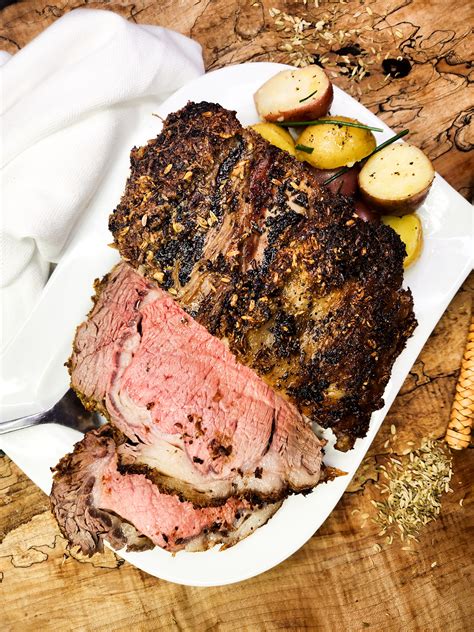 Herb Crusted Prime Rib - OUT WEST Food & Lifestyle