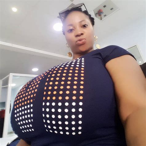 [E!News] Nigerian Lady Causes Stir On Instagram With Her Gigantic Chest ...