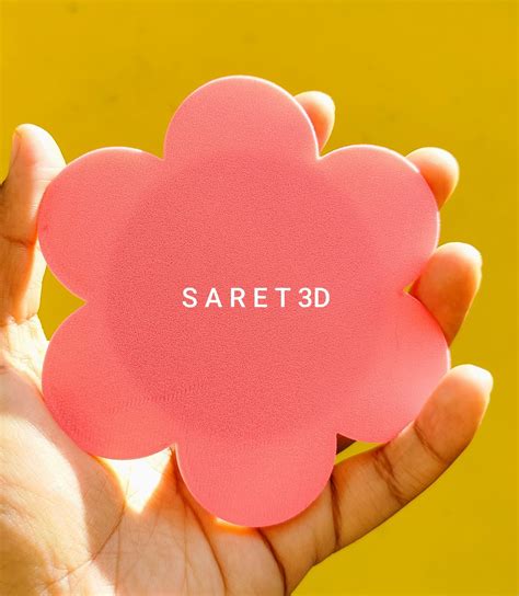 STL file BASE PARA ESPEJO REDONDO CON FORMA DE FLOR, (Flower Mirror) 💐 ...