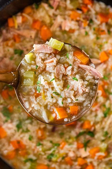 Turkey Carcass Soup Recipe - Dinner, then Dessert