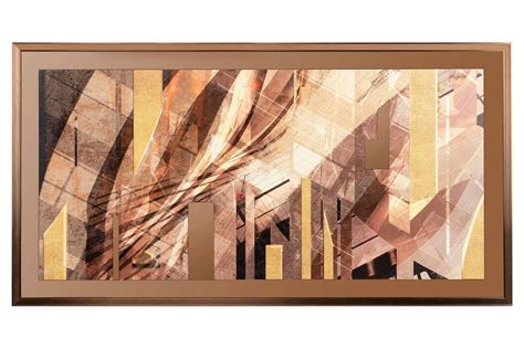 Peinture abstraite avec cadre Ps 180 x 4 x 95 cm | Leroy Merlin