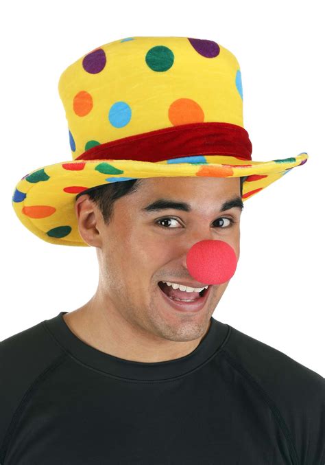 Yellow Clown Adult Top Hat | Clown Accessories