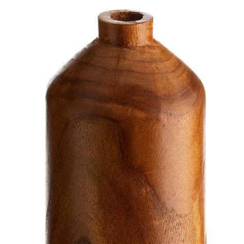 Wooden Oversized Floor Vase, 30"