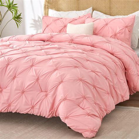 Amazon.com: BEDELITE Pink Twin Comforter Set for Girls - 2 Peices Boho ...