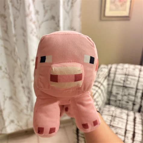 Minecraft pig plush toy #Minecraft #PlushToy | Depop