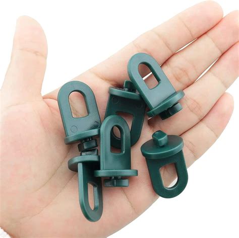 Amazon.com : KAIY Greenhouse Hooks Hanger, 100PCS Plant Hangers Green House Twist Clips Plastic ...