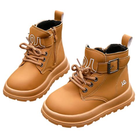 shoper Toddler Boys Girls Back to School Boots Kids Work Boots Fall ...