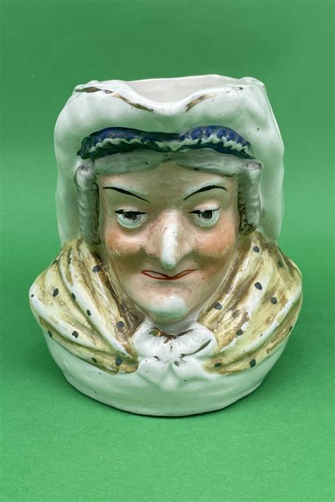 Judy character jug tan - William Kent circa 1890