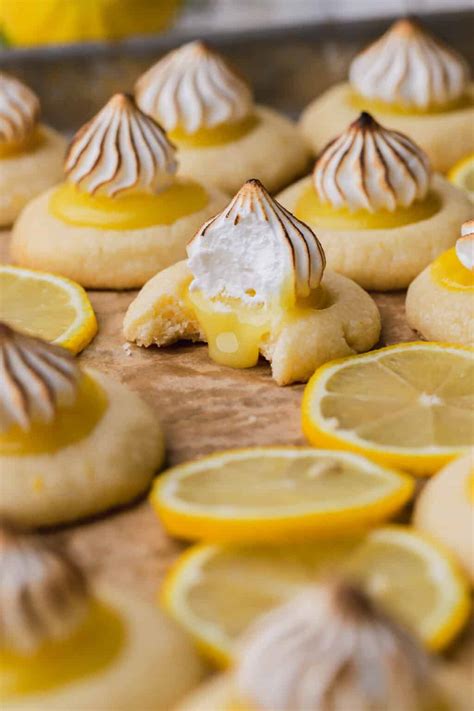 Lemon Meringue Pie Cookies - The Epicurean Mouse