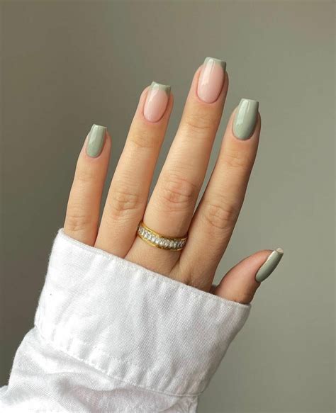 Try 30 Green French Tip Nail Designs of 2024
