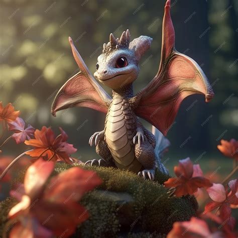 Premium AI Image | A fairy dragon pokemon realistic impressive ...