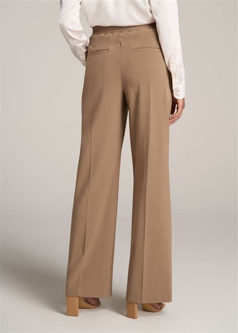 Flat Front Wide Leg Dress Pants for Tall Women | American Tall