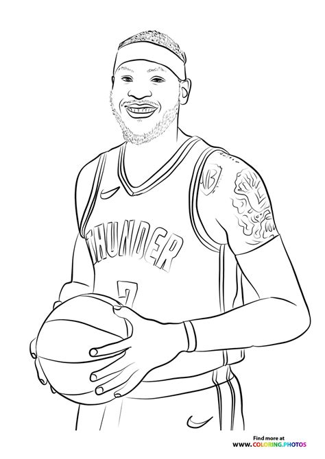Basketball Coloring Sheets