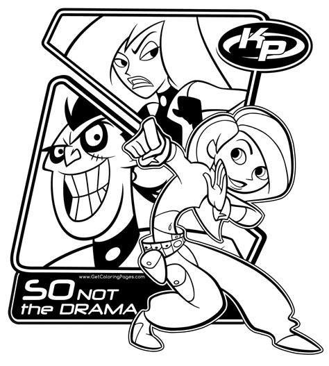 Personaggi di Kim Possible da colorare. Scarica, stampa o colora subito ...