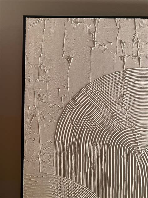 Arches White Texture Art | Plaster Art | Canvas Painting | Wall Hanging ...