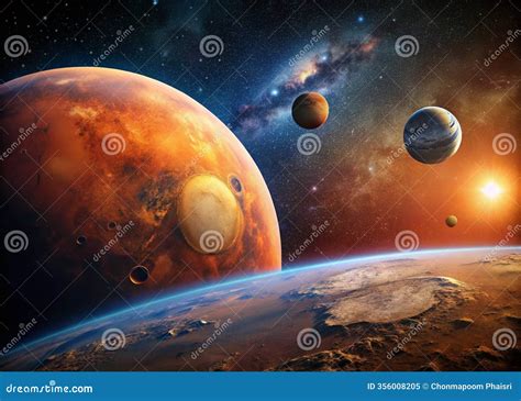 Unveiling the Martian Moons Phobos and Deimos in the Red Planets Orbit a Deep Dive into Space ...