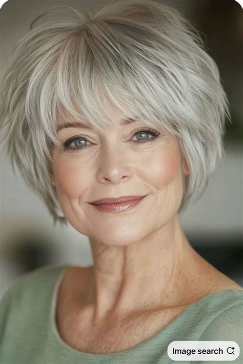 Pin by Pete Helms on haircuts | Short silver hair, Short hair cuts for women, Short hair cuts