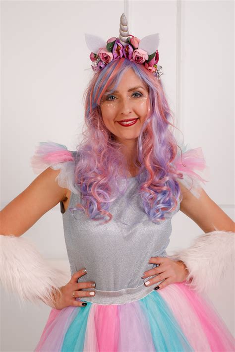 Unicorn Costume Adult Dress up Party Halloween Unicorn Tutu Dress ...